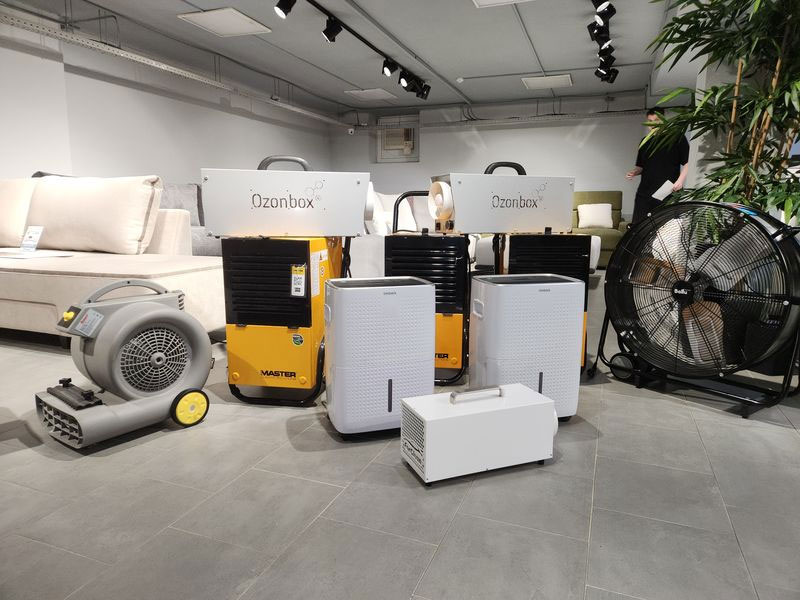 Как проходит профессиональная сушка помещений